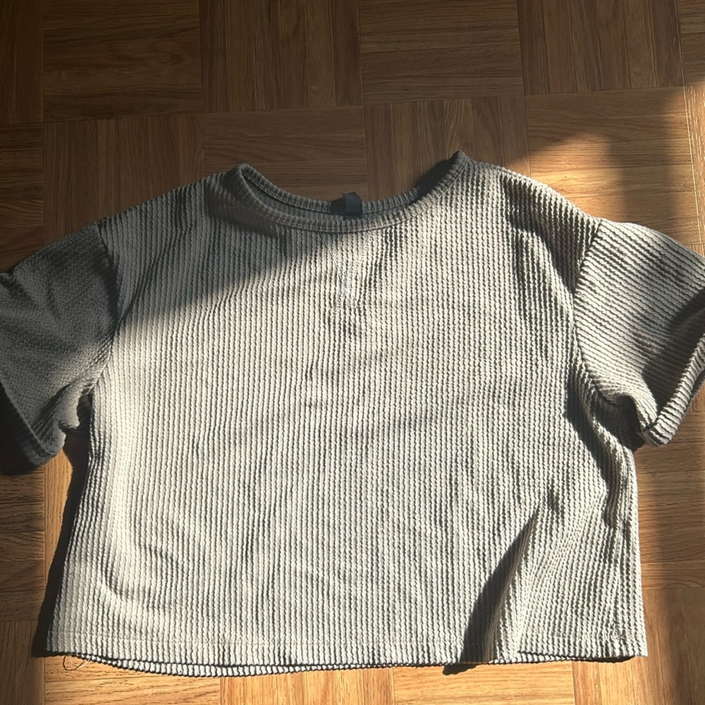 Cropped Oversized Tee
